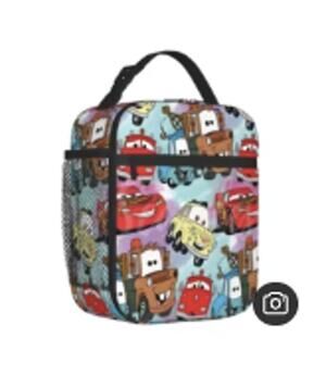 New Cars Movie & The Gang Insulated Lunch Bag/Bento Box, For Work or School